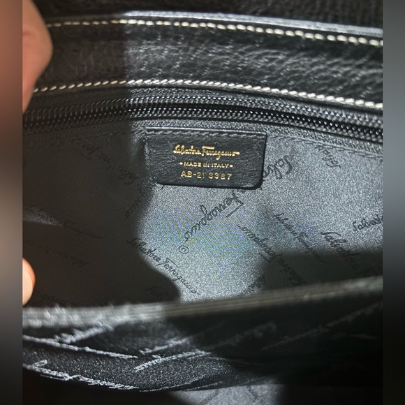 Salvatore Ferragamo Leather Shoulder Bag, PRISTINE CONDITION - Picture 4 of 10